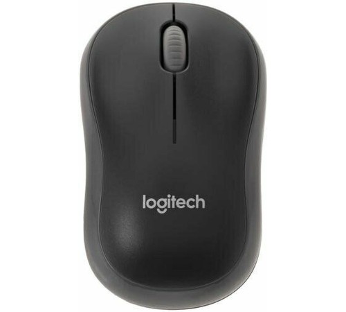 Мышь Logitech M186 черный/серый оптическая (1000dpi) беспроводная USB2.0 (2but)