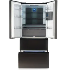 Холодильник Hyundai CM55043F 3-хкамерн. черная сталь