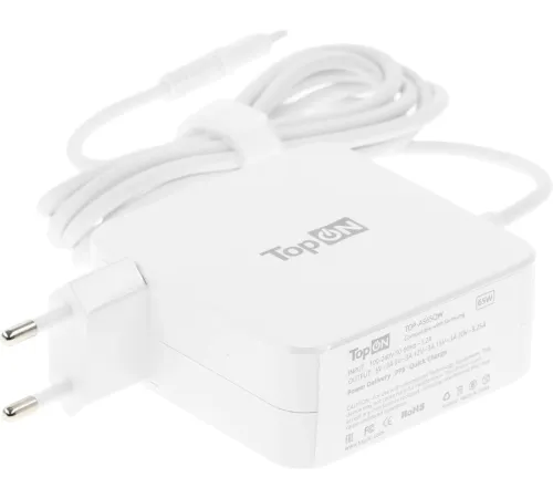Адаптер TopON TOP-AS65QW автоматический 65W 5V-20V 3.25A от бытовой электросети Адаптер TopON TOP-AS65QW автоматический 65W 5V-20V 3.25A от бытовой электросети