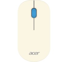 Мышь Acer OMR205 белый/голубой оптическая (1200dpi) беспроводная USB для ноутбука (2but)