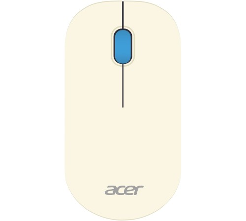 Клавиатура + мышь Acer OCC205 клав:белый/голубой мышь:белый/голубой USB беспроводная slim (ZL.ACCEE.00C)
