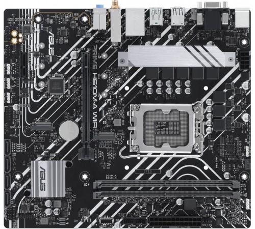 Материнская плата Asus PRIME H610M-A WIFI Soc-1700 Intel H610 2xDDR5 mATX AC`97 8ch(7.1) GbLAN+VGA+HDMI+DP