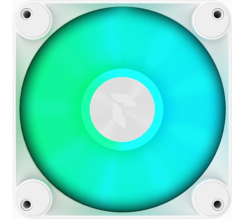 Вентилятор Aerocool APNX FP1-120 PWM ARGB White 120x120mm 4-pin 15-33dB 160gr LED Ret