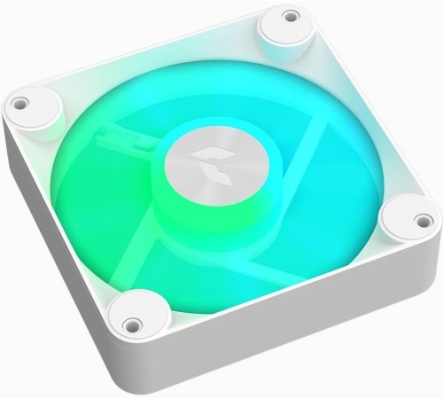Вентилятор Aerocool APNX FP1-120 PWM ARGB White 120x120mm 4-pin 15-33dB 160gr LED Ret