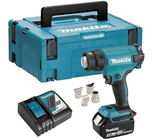 Технический фен Makita DHG181RT1J темп.150/250/350/450/550С