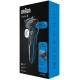 Бритва сетчатая Braun Series 5 51-B1000s реж.эл.:3 питан.:аккум. черный/синий