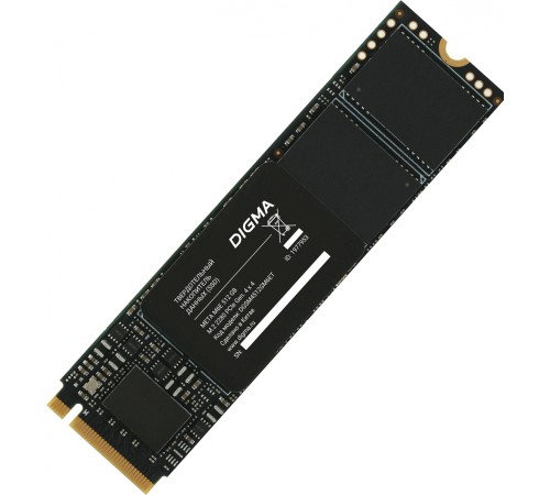 Накопитель SSD Digma PCIe 4.0 x4 512GB DGSM4512GM6ET Meta M6E M.2 2280