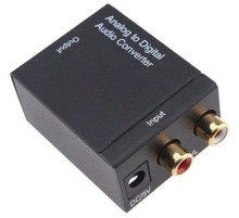 Переходник аудио Premier 5-986 2хRCA (f)/TOS (f) черный