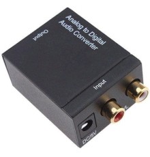Переходник аудио Premier 5-986 2хRCA (f)/TOS (f) черный