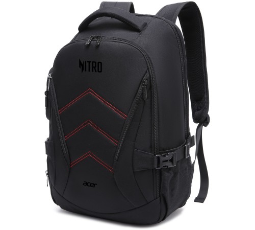 Рюкзак для ноутбука 15.6" Acer Nitro OBG313 черный/красный полиэстер (ZL.BAGEE.00G)