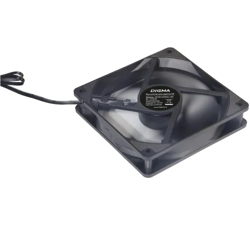 Вентилятор Digma DFAN140PWM-1BK 120x120x25mm черный 4-pin 50dB Ret Вентилятор Digma DFAN140PWM-1BK 120x120x25mm черный 4-pin 50dB Ret