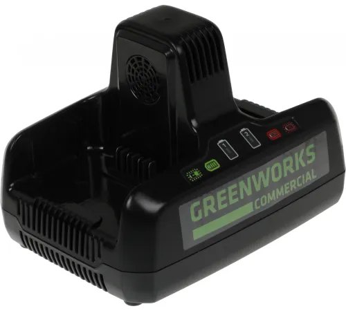 Greenworks Быстрое зарядное устройство для 2-х аккумуляторов Greenworks G82C2, 82V [2939007]