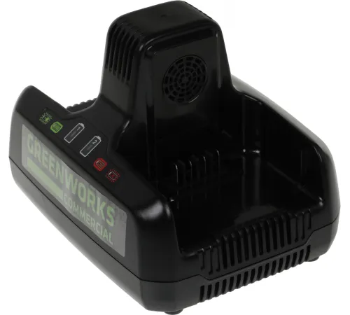 Greenworks Быстрое зарядное устройство для 2-х аккумуляторов Greenworks G82C2, 82V [2939007]