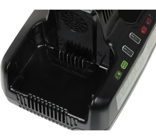 Greenworks Быстрое зарядное устройство для 2-х аккумуляторов Greenworks G82C2, 82V [2939007]