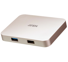 Dock станция ATEN USB-C 4K Ultra Mini Dock with Power Pass-through (UH3235-AT)