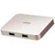 Dock станция ATEN USB-C 4K Ultra Mini Dock with Power Pass-through (UH3235-AT)