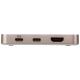 Dock станция ATEN USB-C 4K Ultra Mini Dock with Power Pass-through (UH3235-AT)