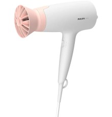 PHILIPS BHD300/00 Фен,1600 Вт, 3 режима, насадка ThermoProtect, концентратор, шнур 1,8 м. Цвет: белый с розовым.