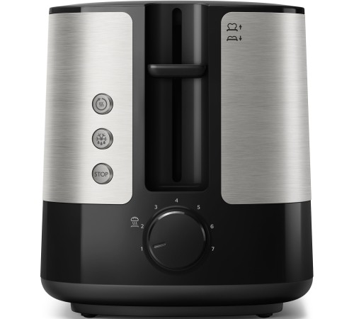 Тостер Philips HD2637/90 830Вт черный/серебристый Тостер Philips HD2637/90 830Вт черный/серебристый