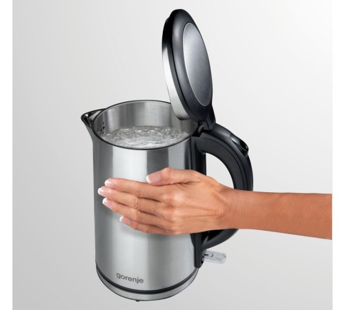 Чайник электрический Gorenje K15DWS 1.5л. 2200Вт нержавеющая сталь (корпус: нержавеющая сталь)