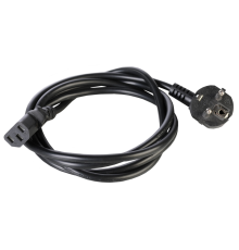 Шнур питания с заземлением IEC 60320 C13/Schuko, 10 А / 250 В (3  1,0), длина 5 м (R-10-Cord-C13-S-5)