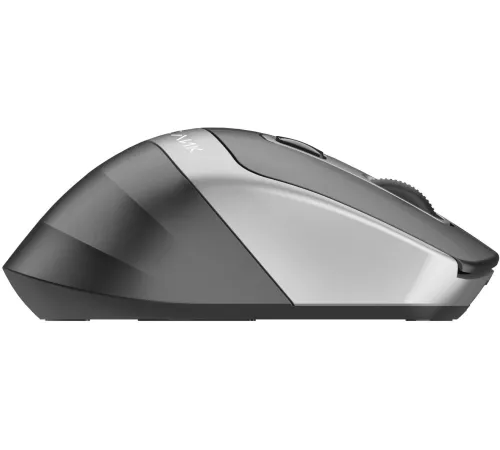 Мышь Оклик 516MW черный/серебристый оптическая (1600dpi) silent беспроводная BT/Radio USB для ноутбука (6but)
