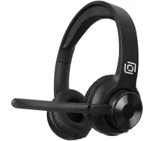 Наушники с микрофоном Оклик HS-M310 черный 1.5м накладные BT оголовье (1978706)