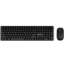 Клавиатура + мышь Оклик S315W клав:черный мышь:черный USB беспроводная Multimedia (1978741)
