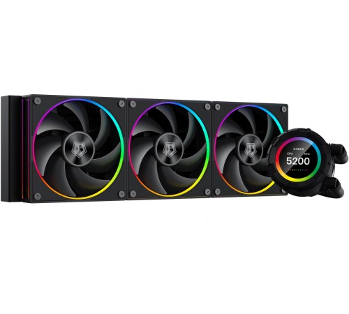 Система водяного охлаждения ID-Cooling SL360 Soc-AM5/AM4/1151/1200/2066/1700 4-pin 14-30dB Al+Cu 350W LED Ret