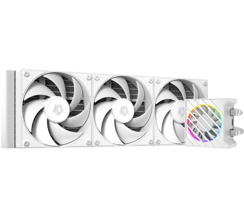 Система водяного охлаждения ID-Cooling DASHFLOW 360 XT LITE WHITE Soc-AM5/AM4/1151/1200/2066/1700 4-pin 16-34dB Al+Cu 350W Ret
