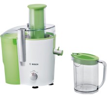 Соковыжималка центробежная Bosch MES25G0 700Вт рез.сок.:1250мл. белый/зеленый