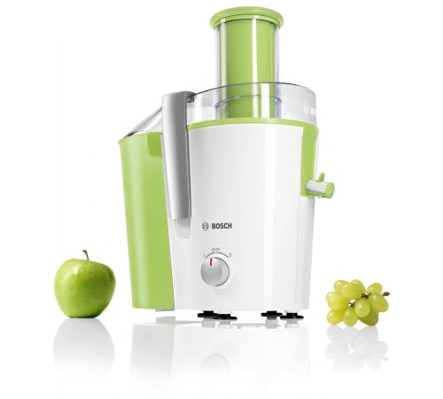 Соковыжималка центробежная Bosch MES25G0 700Вт рез.сок.:1250мл. белый/зеленый