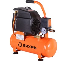 Компрессор винтовой Вихрь КП-165/10 безмасляный 165л/мин 10л 950Вт оранжевый/черный
