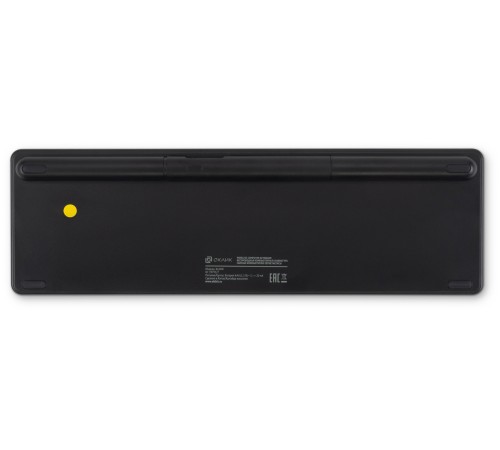 Клавиатура Оклик K614W черный USB беспроводная slim Multimedia Touch (1979327)