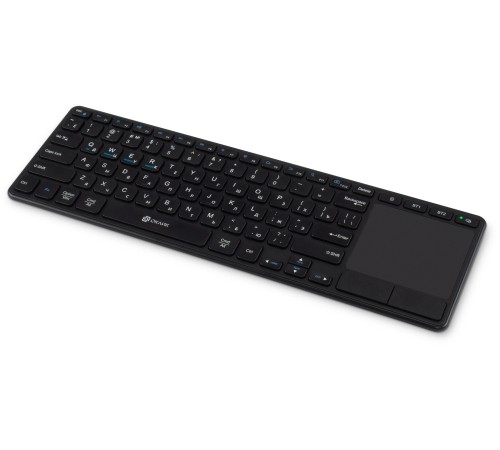 Клавиатура Оклик K614W черный USB беспроводная slim Multimedia Touch (1979327)
