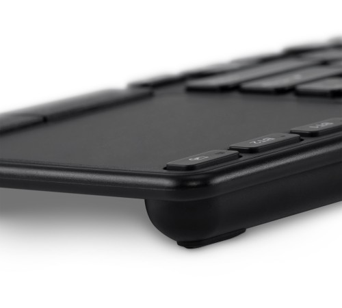 Клавиатура Оклик K614W черный USB беспроводная slim Multimedia Touch (1979327)