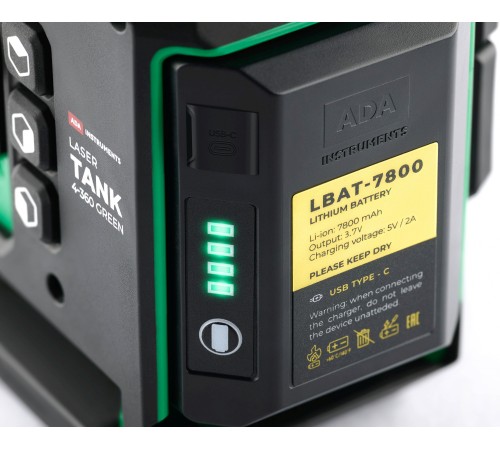 Батарея аккумуляторная Ada LBAT-7800 3.7В 7.8Ач Li-Ion (А00700)