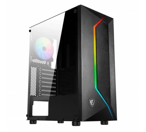 Корпус MidiTower MSI MAG VAMPIRIC 100R (ATX, без БП, ARGB, 2xUSB2.0 Type-A + USB3.2 Type-A) (306-7G07R25-809)