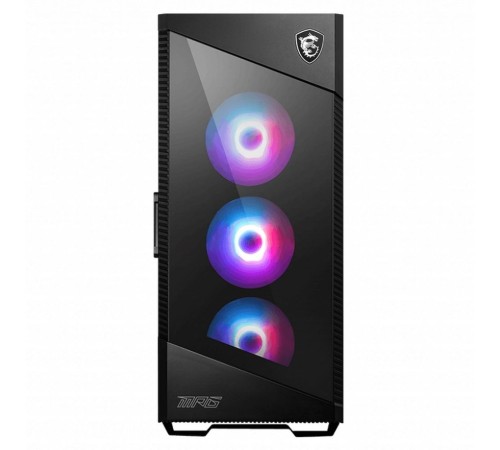 Корпус MidiTower MSI MPG VELOX 100R (ATX, 2xUSB 3.0, 1xType C, 4x120mm ARGB Fan, ARGB Control Board, TG Window) (306-7G18R21-809)