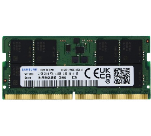 Оперативная память Samsung DDR5 32GB SO-DIMM 4800MHz (M425R4GA3BB0-CQK) 1 year, OEM (M425R4GA3BB0-CQK)