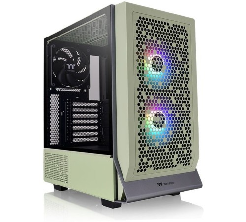 Корпус Thermaltake Ceres 300 TG ARGB Matcha зеленый без БП ATX 7x140mm 5x180mm 2xUSB3.0 audio bott PSU