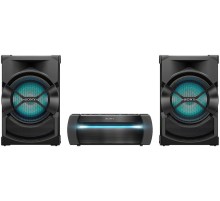 Минисистема Sony Shake-X10 черный 1200Вт CD CDRW DVD DVDRW FM USB BT