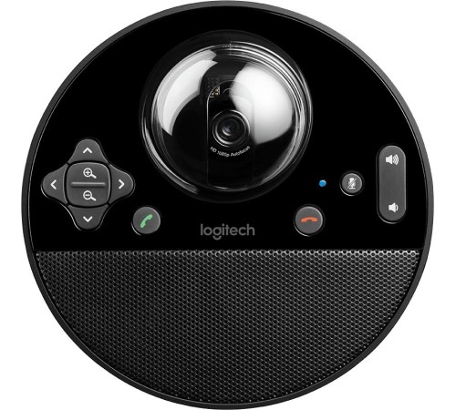 Камера Web Logitech Conference Cam ВСС950 черный 3Mpix (1920x1080) USB2.0 с микрофоном (960-001005)