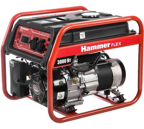 Генератор Hammer Flex GN3000 3кВт Генератор Hammer Flex GN3000 3кВт