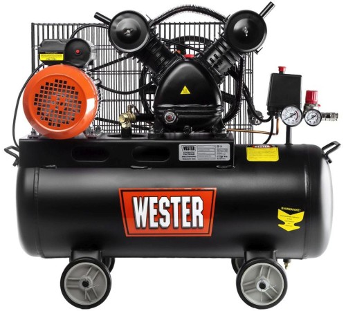Компрессор поршневой Wester WBK2200/50PRO масляный 340л/мин 50л 2200Вт черный/красный Компрессор поршневой Wester WBK2200/50PRO масляный 340л/мин 50л 2200Вт черный/красный