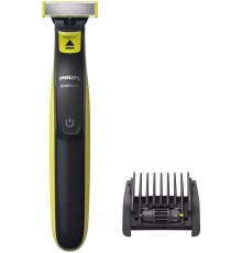 Триммер Philips OneBlade QP2721/20 черный/лайм (насадок в компл:1шт)