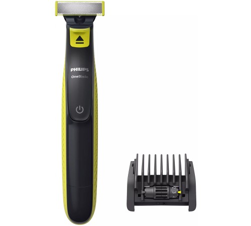 Триммер Philips OneBlade QP2721/20 черный/лайм (насадок в компл:1шт)