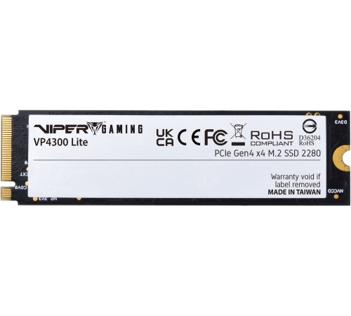 Накопитель SSD Patriot PCIe 4.0 x4 500GB VP4300L500GM28H Viper VP4300 Lite M.2 2280
