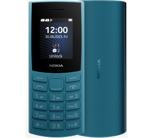 Мобильный телефон Nokia 106 (TA-1564) DS EAC 0.048 зеленый моноблок 3G 4G 1.8" 120x160 Series 30+ GSM900/1800 GSM1900