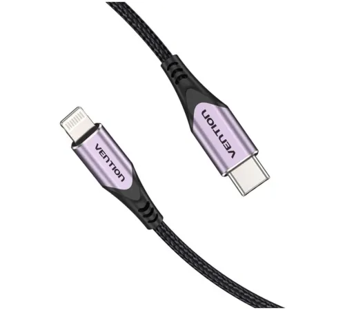 Кабель Vention USB 2.0 CM/Lightning 8M для iPad/iPhone - 1м. Фиолетовый Vention TACVF
